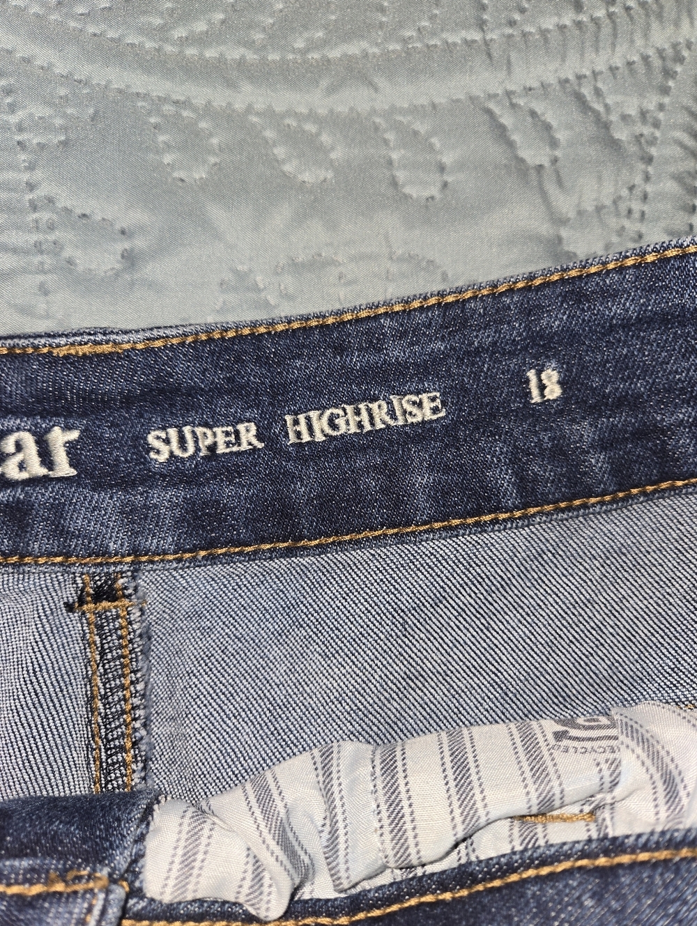 Vanilla Star Women's 18 Super HighRise Distressed Denim Shorts - Picture 7 of 12
